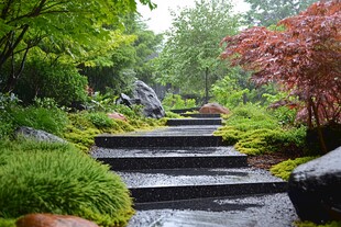 园林设计雨淋绿化