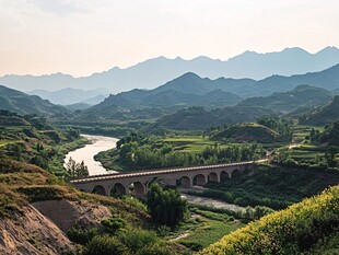 蒙华铁路风光