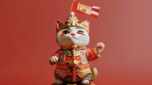 虎年文创招财猫