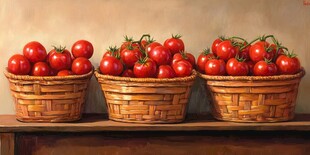 西红柿装饰画