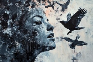 新颖新锐创意艺术绘画