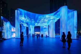 巨型互动数字装置