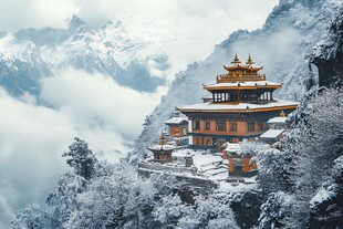 雪山古楼