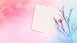 粉色植物背景大图