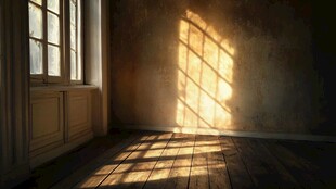 黄色室内暖光太阳光