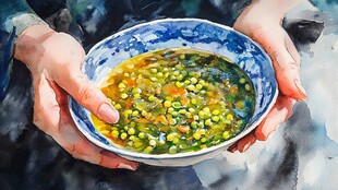 绿豆汤插画