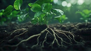 土壤里绿色生命