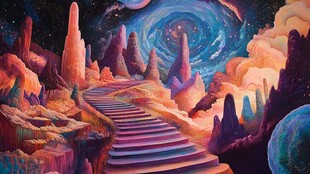 星月河幻想插画