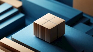 几何方块场景图