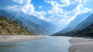 澜沧江峡谷风光