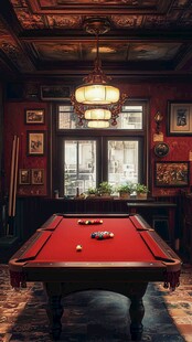 伪满皇宫台球间