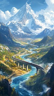 高铁原画