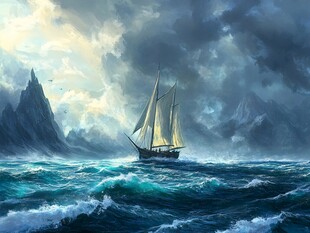 扬帆启航高清画