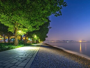 白堤夜景