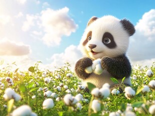 卡通熊猫壁纸