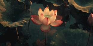 荷花高清电脑桌面壁纸