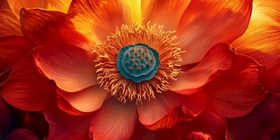 高贵奢华花朵盛放绽开