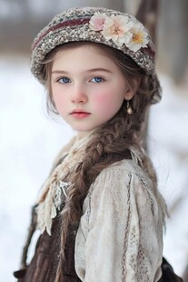 俄罗斯族少女