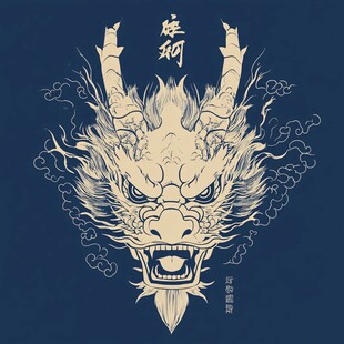 龙头图案设计