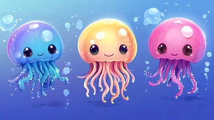 原创卡通小章鱼