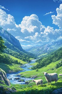 山川河流草原