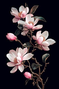 3d立体唯美花卉
