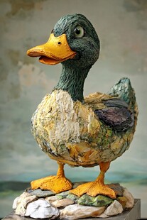 黄鸭雕塑