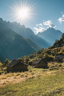 山区草房