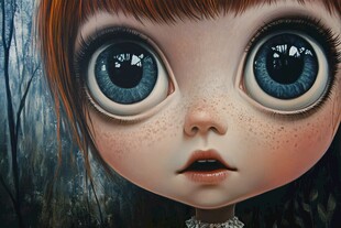 流泪的玩具娃娃