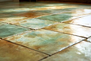 铜砖地面