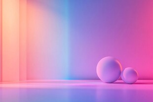 炫彩渐变展台背景