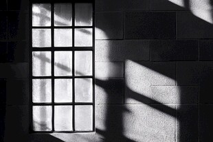 窗户窗格光影阴影