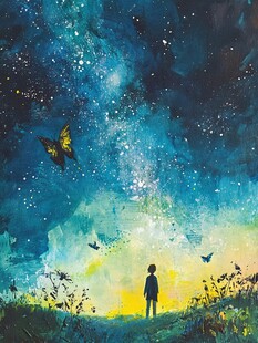 梦幻儿童插画超治愈