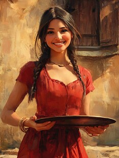 意大利写实油画漫画