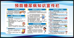 糖尿病日宣传栏
