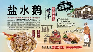 盐水鹅背景墙