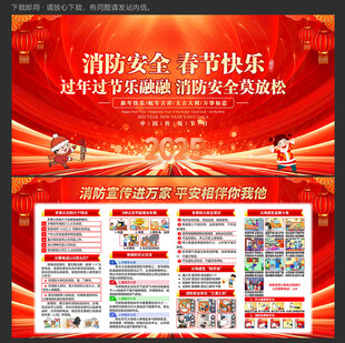 春节安全宣传栏