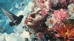 欧美花鸟