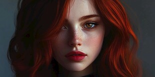 写实人物插画