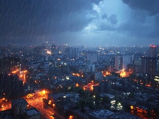 城市暴雨