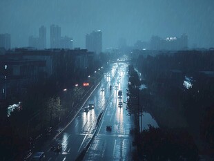 雨夜马路