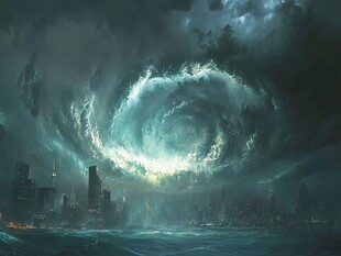 世界末日混乱场景