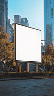 城市街景广告牌