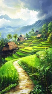 唯美农村场景