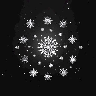 雪花效果图
