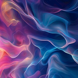 炫彩流动色彩背景