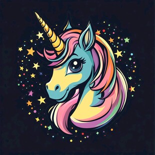 原创独角兽形象