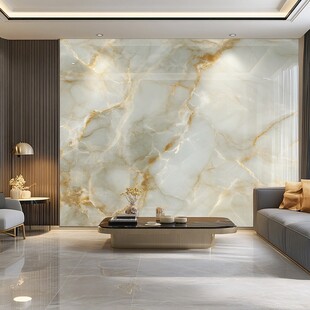 金色大理石瓷砖背景墙