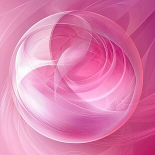 粉色背景漩涡波浪