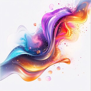 炫彩流动背景